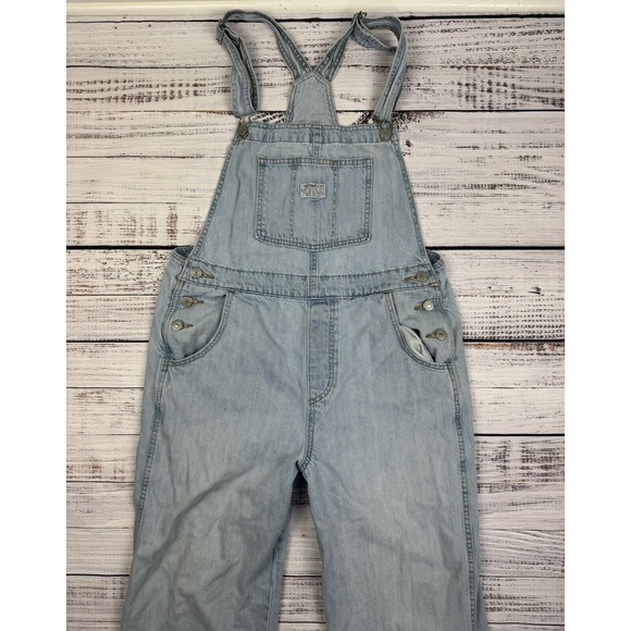 Levi's Women's Size Medium Straight Leg Vintage Denim Overalls Bib 853150016 - Picture 5 of 10